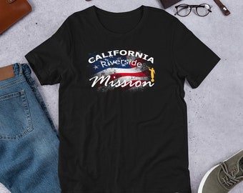 California Riverside Mormon LDS Mission Missionary Gift Short-Sleeve Unisex T-Shirt