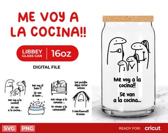 Me voy a la cocina Libbey madres Png Digital File Meme Flork Funny Regalo para madres