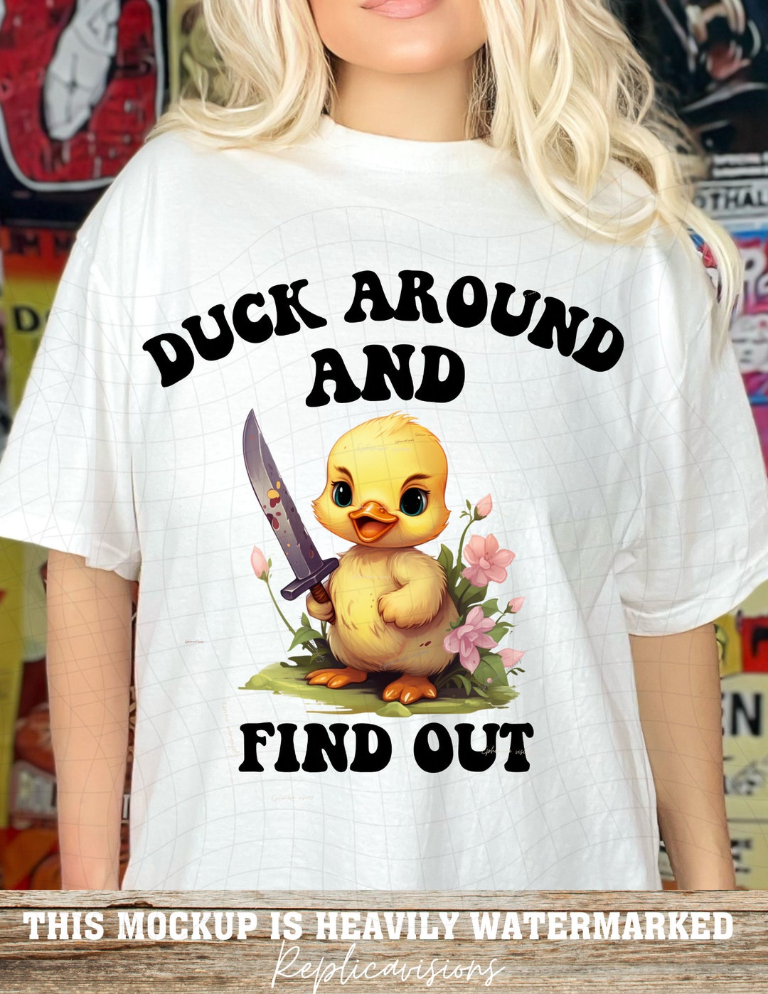 T-shirt Canard “Duck Around & Find Out”