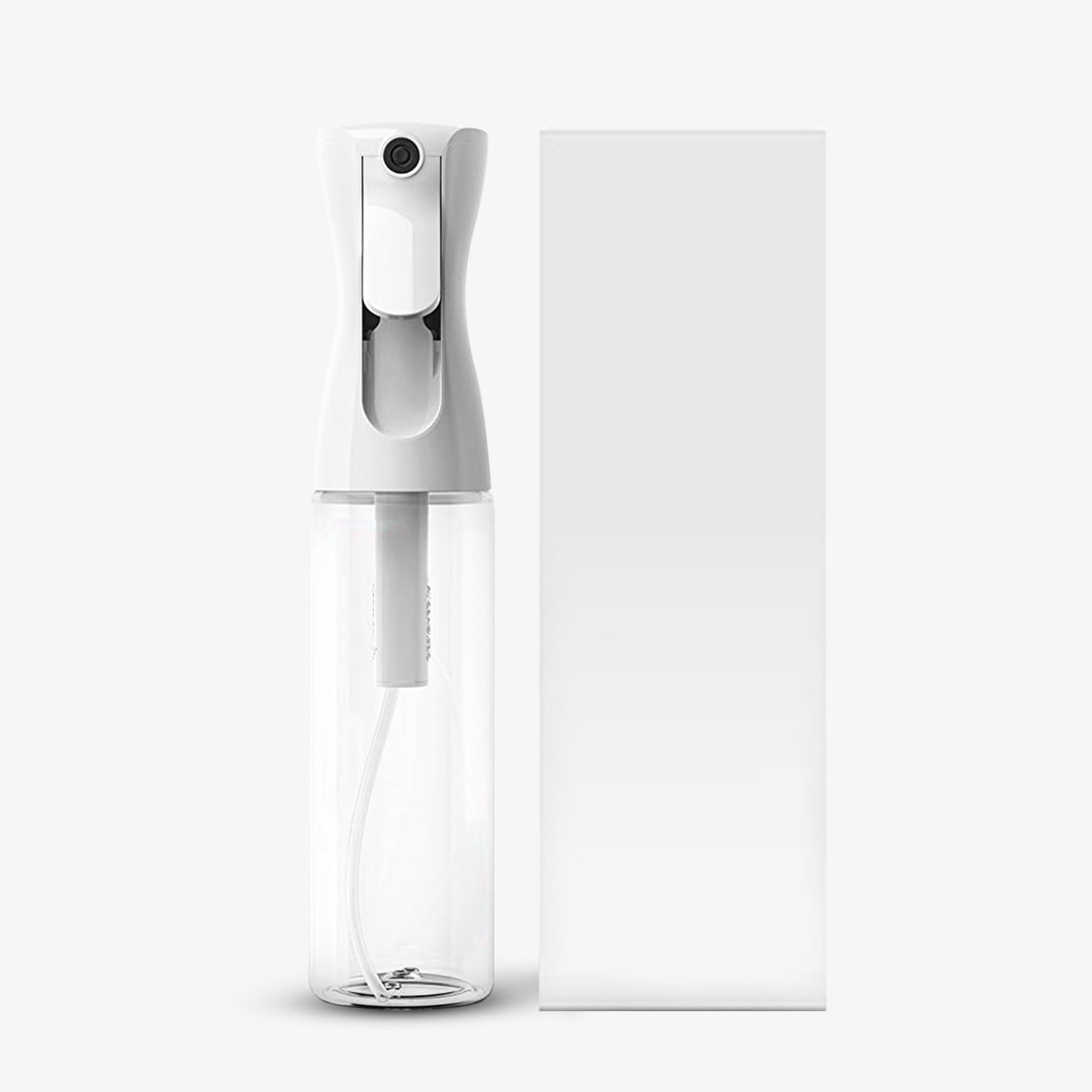 Hair Spray Bottle Ultra Fine Water Mist Continuous Water Mister Clear