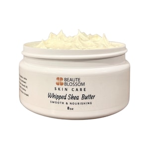 Organic Shea Body Butter, Natural Whipped Body Butter, Body Moisturizer, Bath and Body, Dry Skin Cream, Itchy Skin Relief, Vegan
