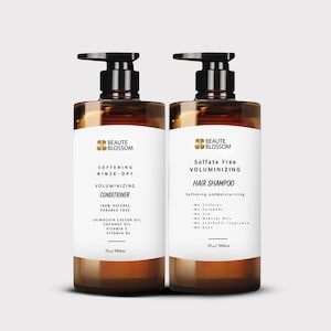 Organic Dry Hair Shampoo, Moisturizing and Thickening Shampoo, Natural Hair Care, Sulphate Free Shampoo, Curly Hair, Moisturizing Shampoo