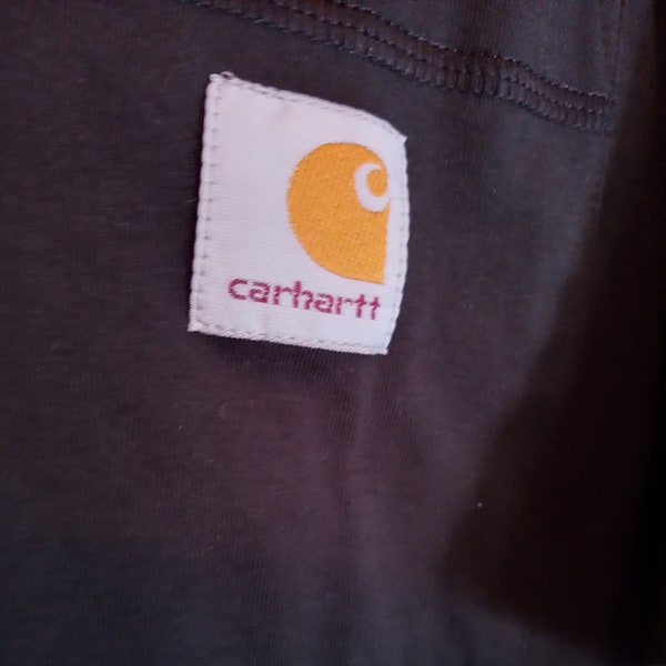 Very Nice "CARHARTT FORCE" Relaxed Fit Black Cotton Blend SZ Large