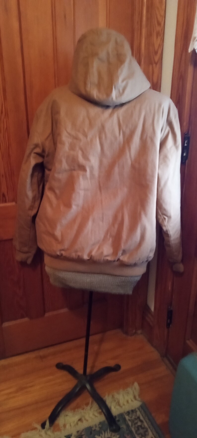 REDHEAD Brown Canvas Workwear Hooded Zipup Jacket With Etsy