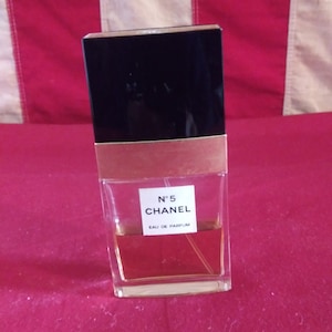 Vintage Preowned &quot;CHANEL # 5 Eau De Parfum&quot; Spray 1.2 Ounce 50% Full