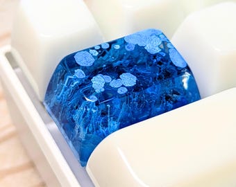 Tecla artesanal de 1,5 u con perfil SA, personalizada, hecha a mano, para teclado mecánico Cherry MX