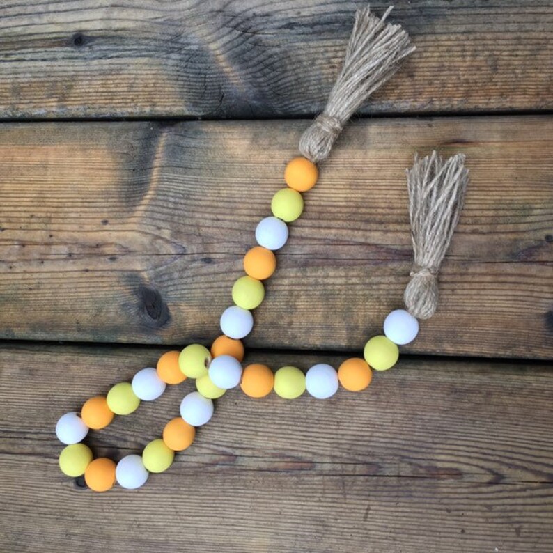 Bead garland bead decor tray decor tier tray halloween Etsy