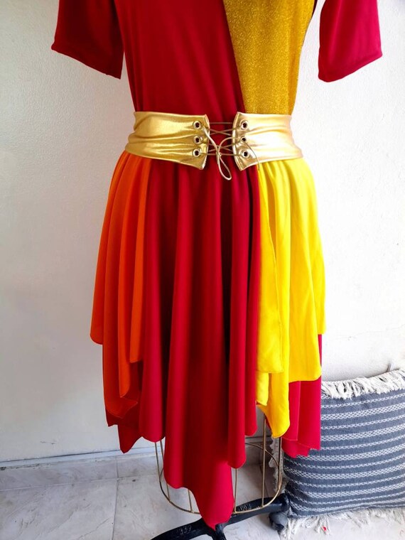 Efod fuego vestidos de danza ropa de danza cristiana. | Etsy México