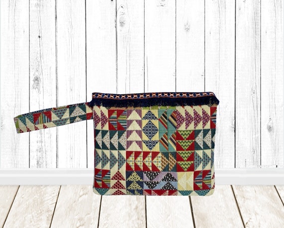 Boho Zipper Pouch Boho Cosmetic Bag Bohemian Pouch Coin Purse Makeup Bag Zipper Pouch Best Friend Gift Pencilcase Toiletry Bag Pouch Etsy