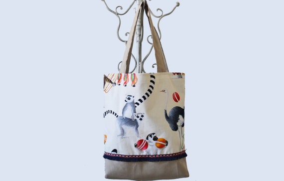Circus Tote Bag Shoulder Bag Tote Bags for Women Tote Gift for Her Handmade Tote Art Bag Teacher Gift Circus Print Totes Large Bag Etsy Ireland