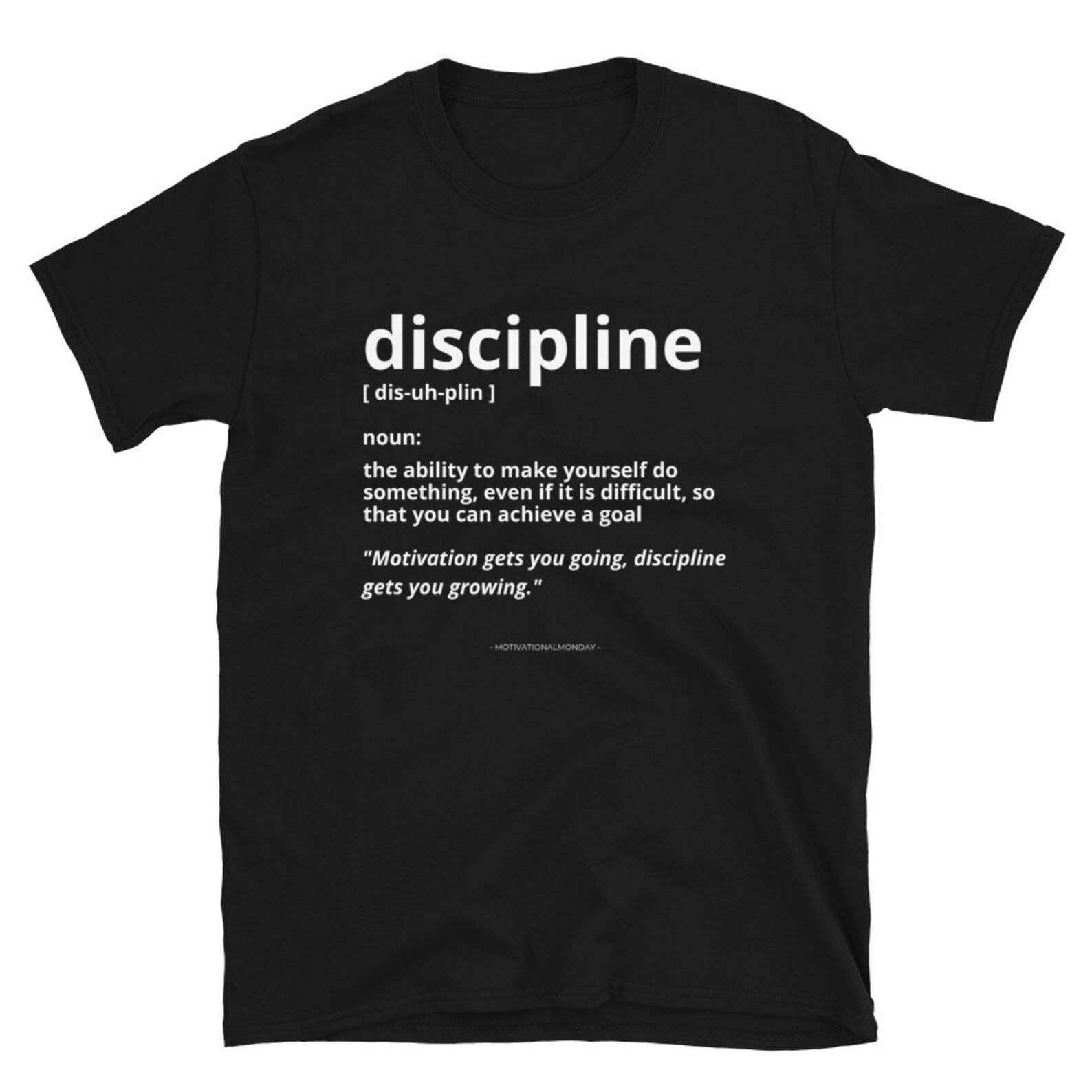 Discipline Definition Shirt/ Motivational Tshirt/ Etsy