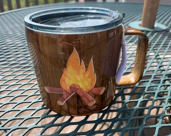 Epoxy camping mug