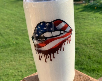 20oz glitter tumbler