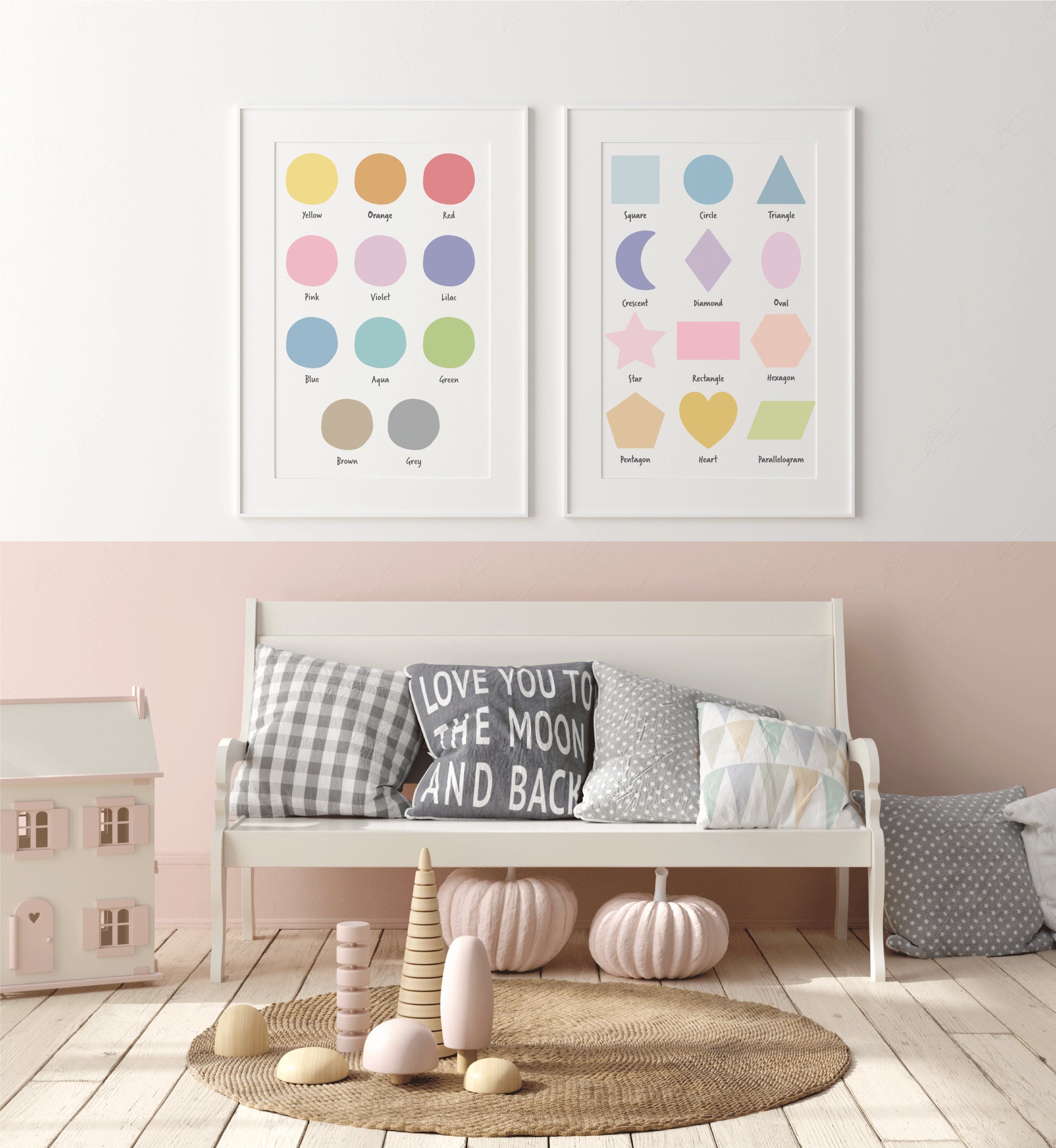 Set 8 Educational Printables Montessori Classroom Decor | Etsy
