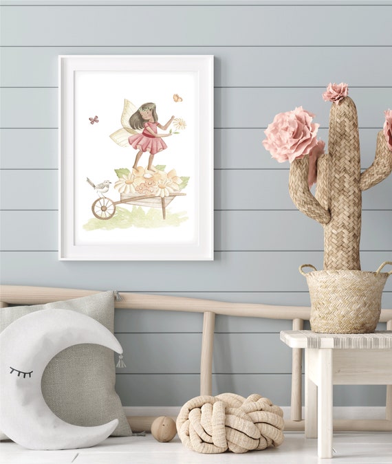 Digital Prints Single Print Fairy Garden Art Print Instant Download Printable Watercolour Fairy