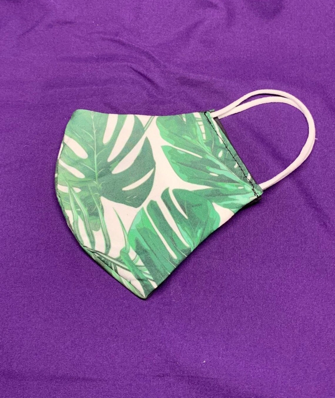 Palm Tree Leaf USA Hand Made Fabric Face Mask Adult / Child Etsy