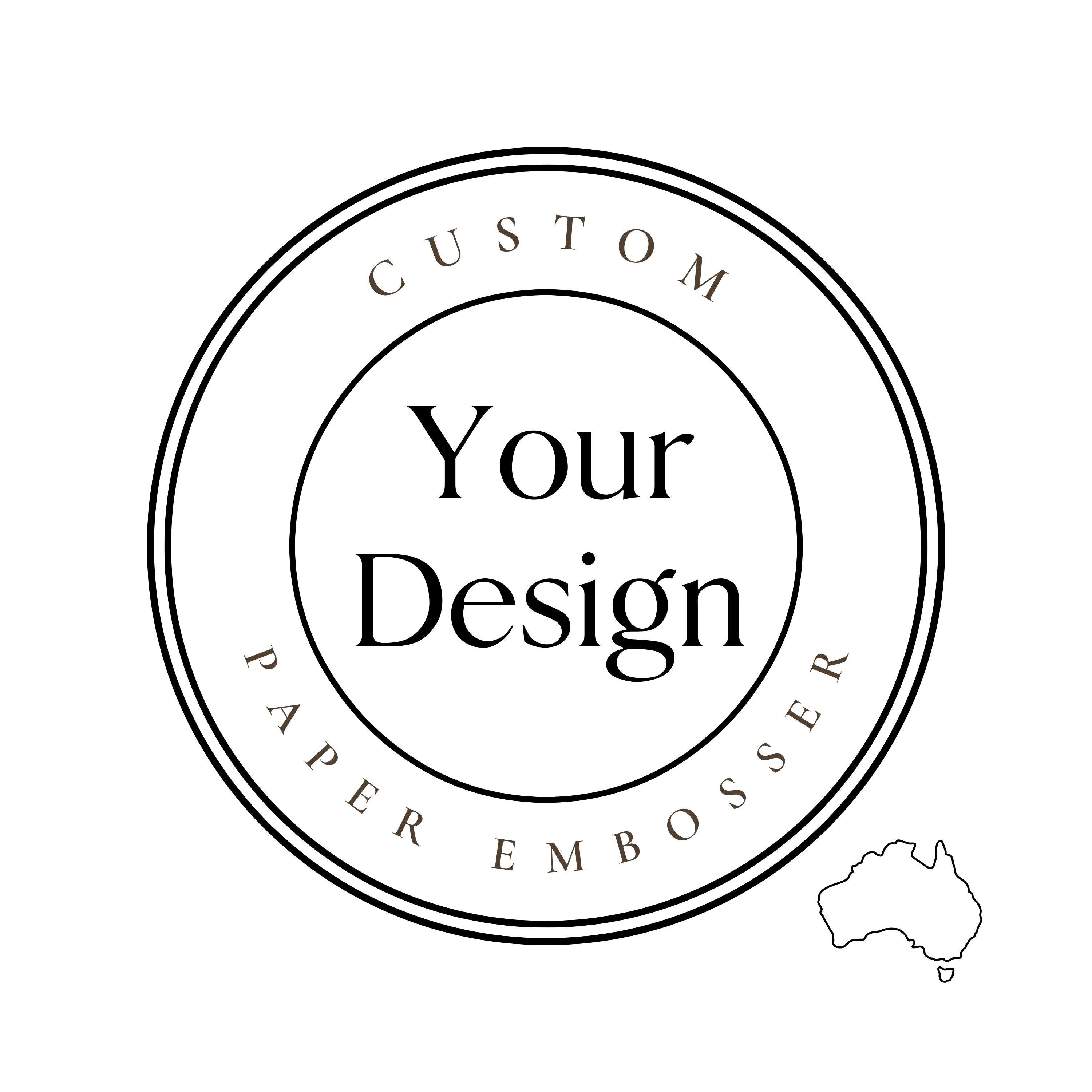 Custom Embossing Stamp Paper Embosser Australia Custom Etsy Australia