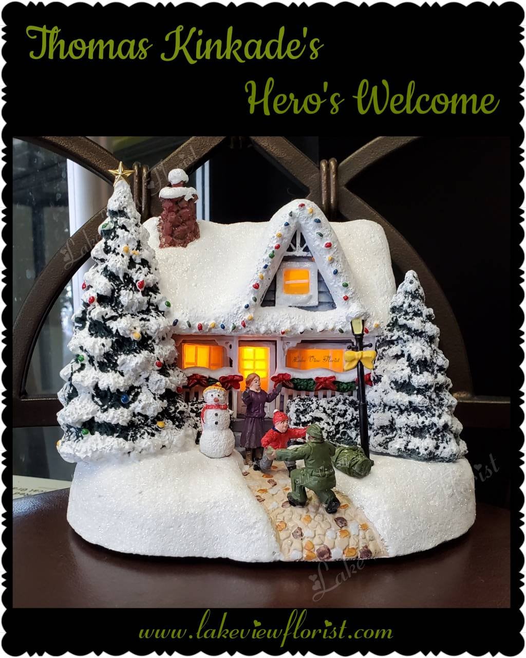 Thomas Kinkade Christmas Teleflora for sale Only 2 left at 70