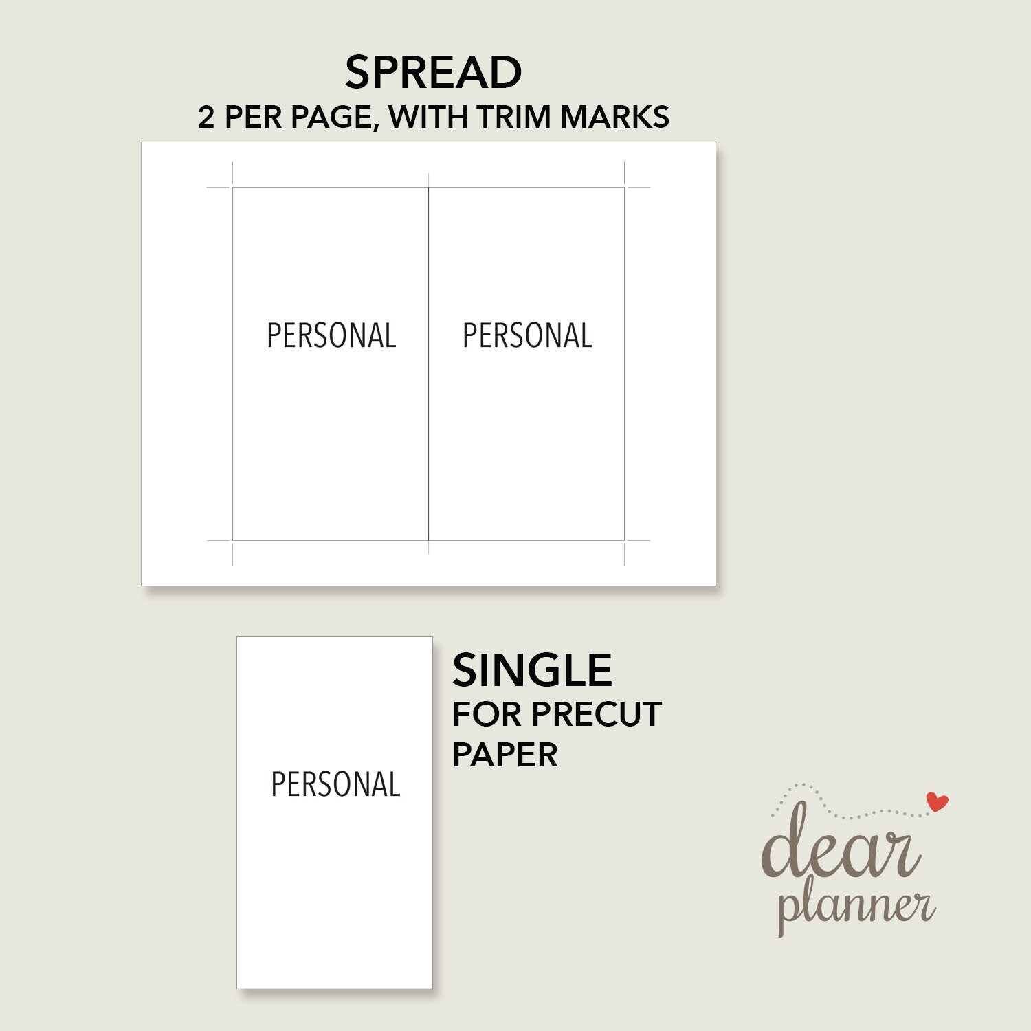 Printable Undated Month on 2 Page - Monthly Template - Mo2p Planner ...