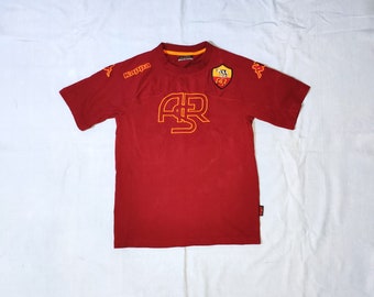 Vintage 01-02 AS Roma INA Assitalia Kappa Jersey (see