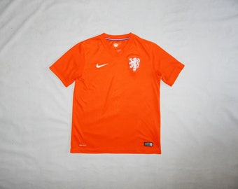 Nike Holland Niederlande Offizielles Fußballtrikot 2014, Größe 12–13 Jahre, Farbe Orange