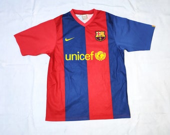 Barcelona Official Football Soccer Jersey By Nike, Size M, Red/Blue Colour