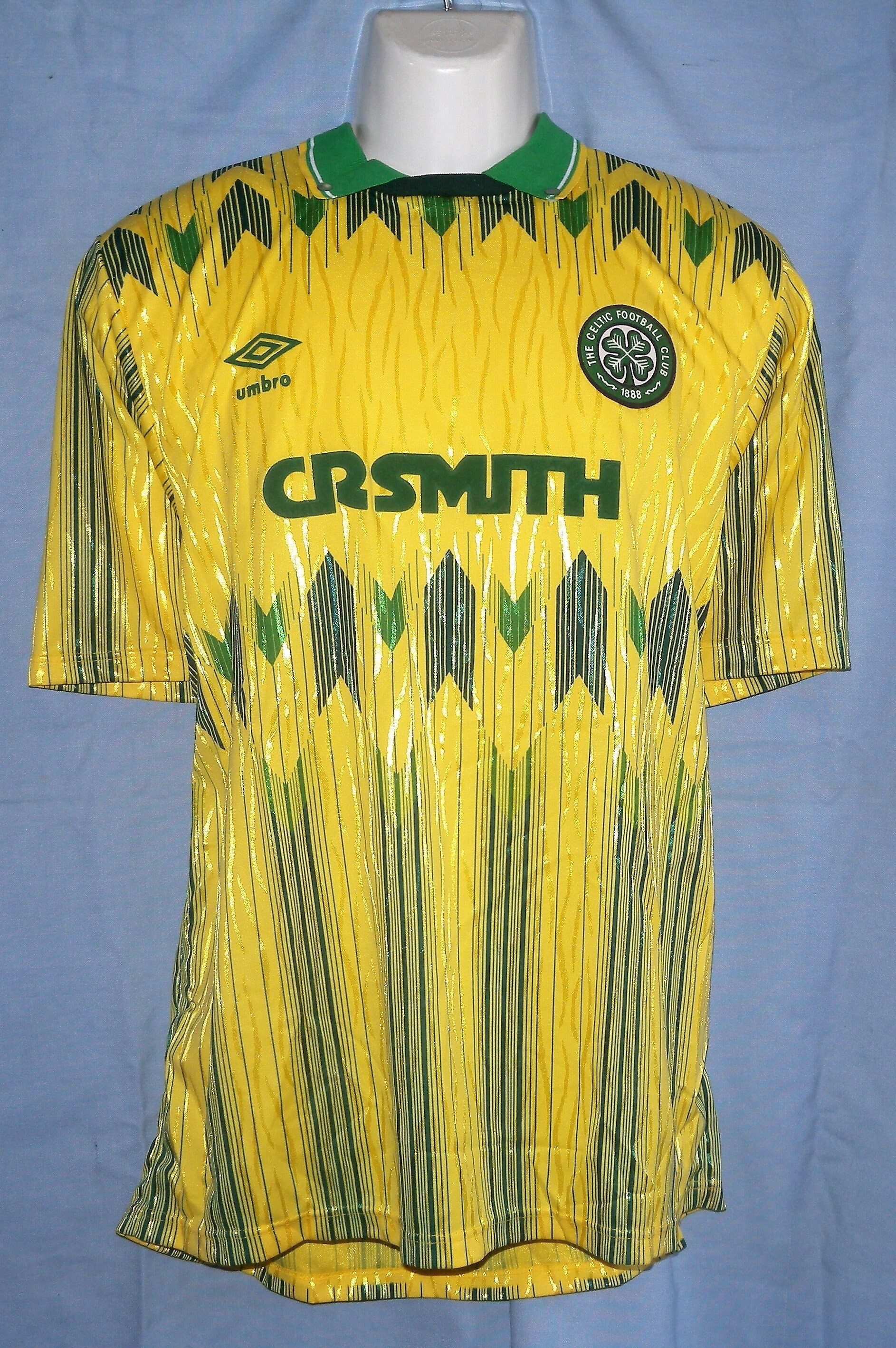 Vintage Glasgow Celtic Jersey 1991 Shirt Ford People Scotland Ireland Umbro  Magl