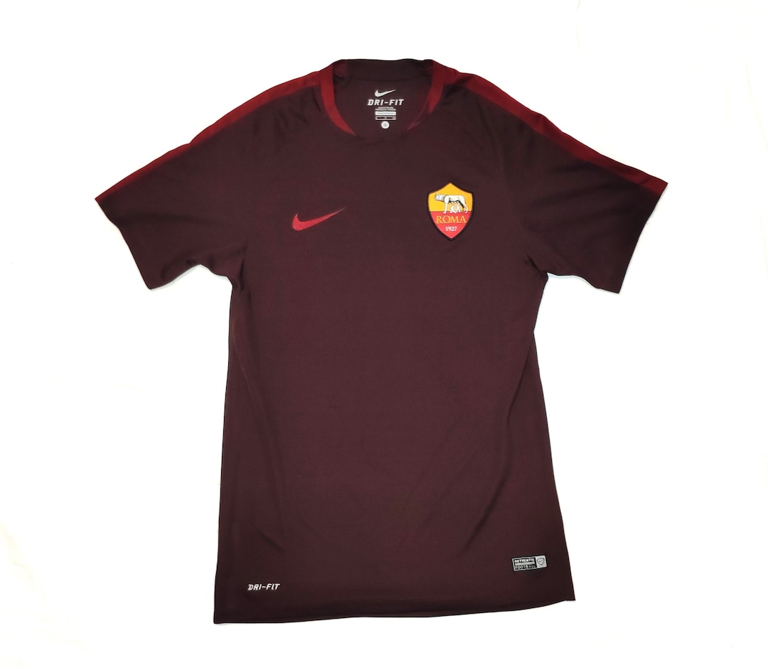 Jersey Roma Rosa A. S. Roma Official Football Soccer Jersey by Nike, Size S, Dark Red ...