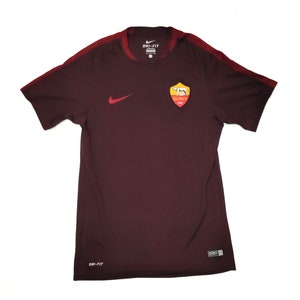 A. S. Roma Official Football Soccer Jersey By Nike, Size S, Dark Red Colour