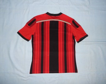 新品　AC Milan adidas スカーフ フリンジ付き 黒/赤 ACミラン サンシーロ現地購入品新品未使用 マフラー スカーフ