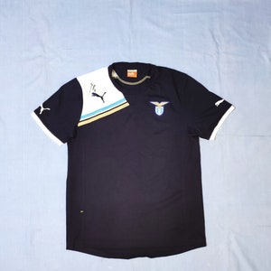 Offizielles Lazio-Fußballtrikot von Puma, Größe M, Dunkelblau/Weiß