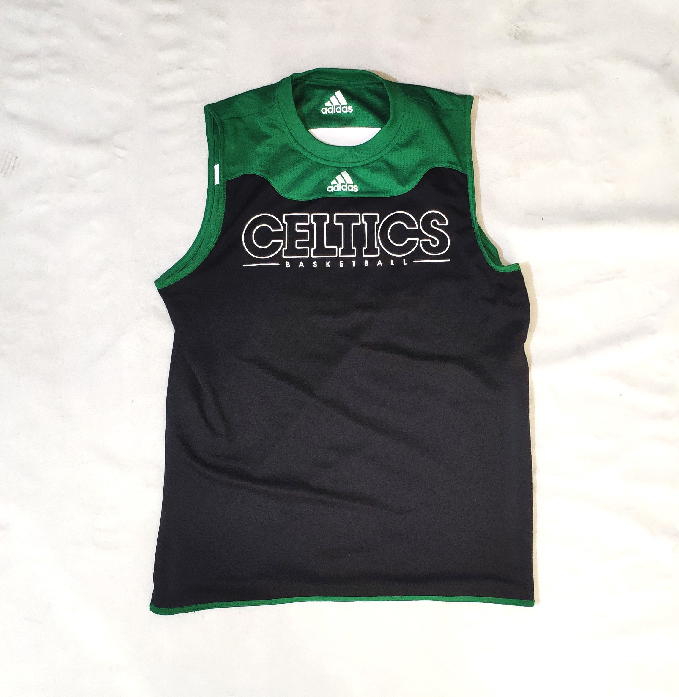 Boston Celtics Jersey Adidas Black Training Top Tank Shirt Size S NBA  Basketball