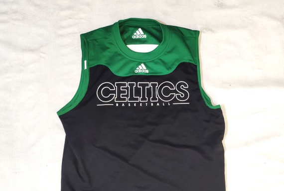 UNK Boston Celtics Jersey Adult Small Black Green White NBA Basketball Mens