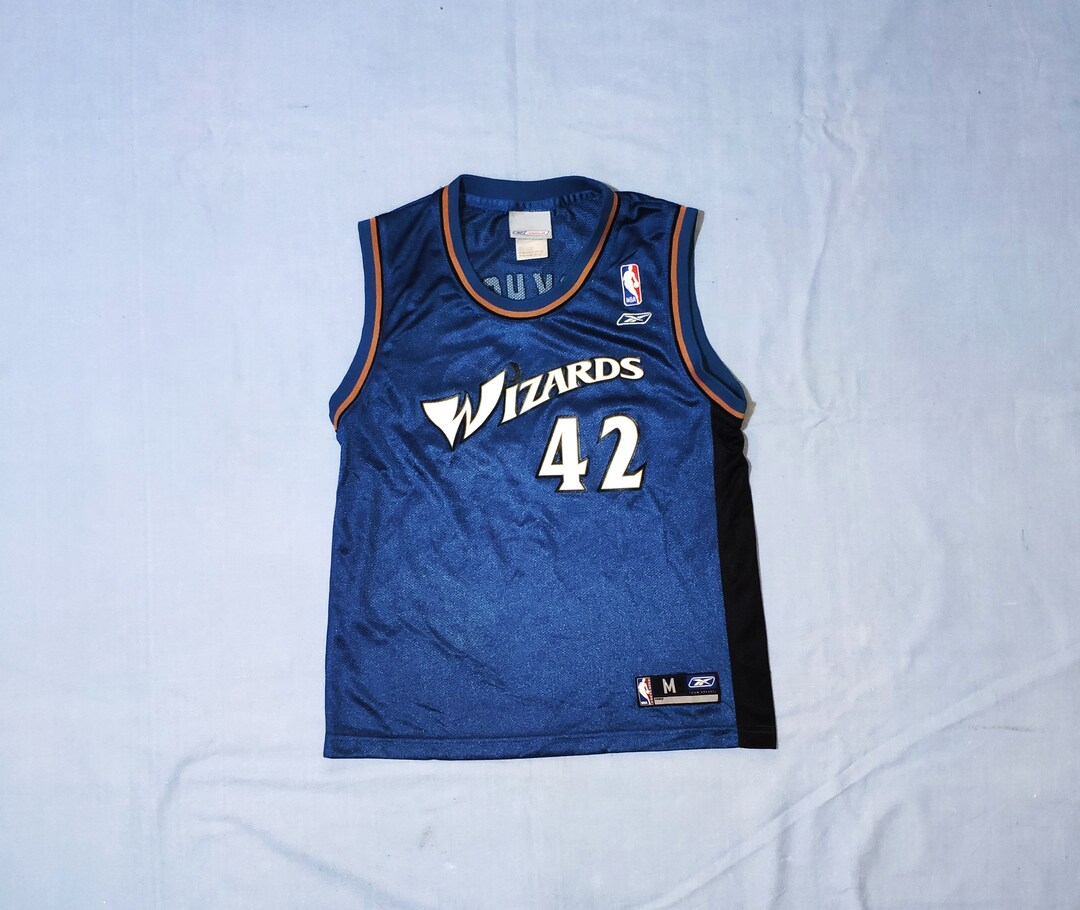 NBA ユニホーム Authentic Washington Wizards #42 Stackhouse Basketball NBA Jersey