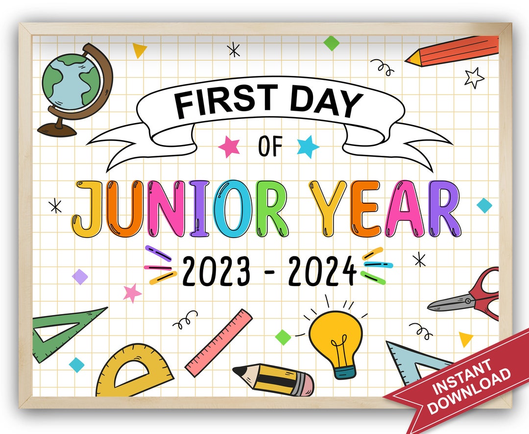 First Day of Junior Year Printable - Il 1080xN.5082058946 8wuf 
