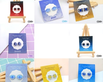 Genshin Impact Acrylic Earrings Part 2 | Game Character Jewelry