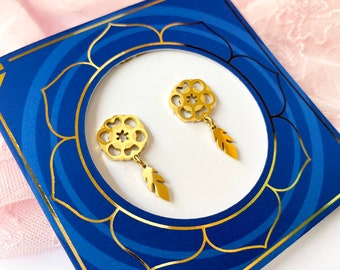Genshin Impact Wanderer 18k Gold Plated Earrings | Creative Cookie