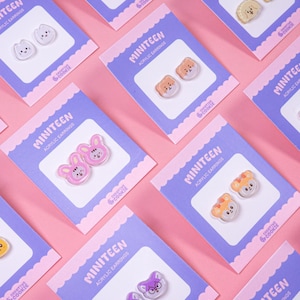 Seventeen ミニティーン アクリルイヤリング | K-pop | クリエイティブクッキー