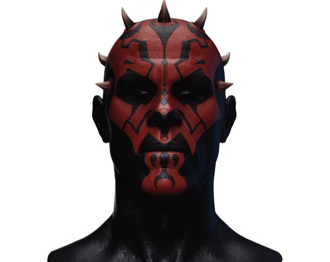 Silicone Mask | Darth Maul Star Wars Halloween Mask