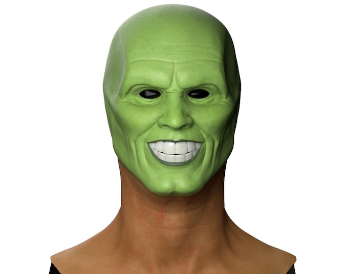 Silicone Mask | Jim Carrey The Mask Halloween Mask