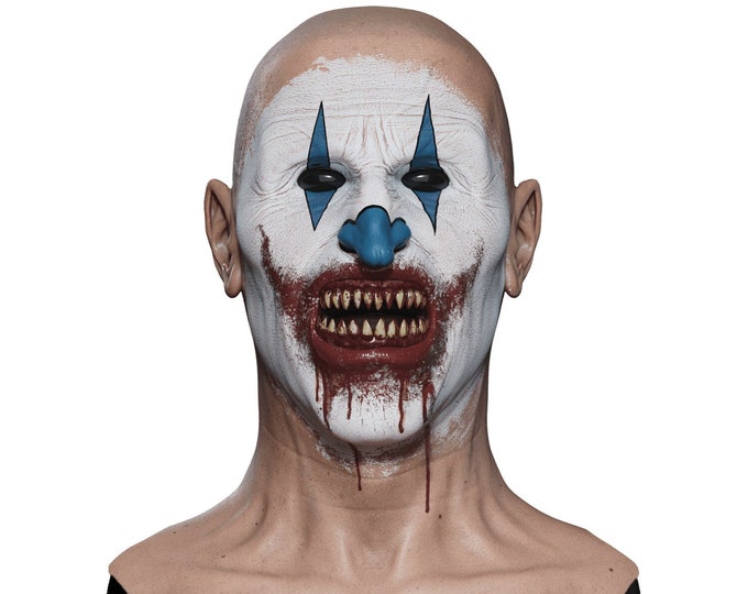 Silicone Mask | Psycho Clown II Halloween Mask