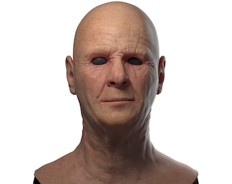 Silicone Mask | Realistic Elderly Man Disguise Mask