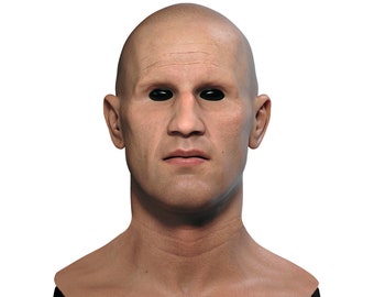 Silicone Mask | Realistic Fighter Man Disguise Mask