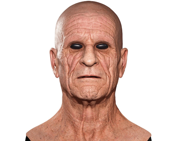 Silicone Mask | Realistic Old Senior Disguise Mask