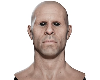 Silicone Mask | Realistic Tough Guy Disguise Mask