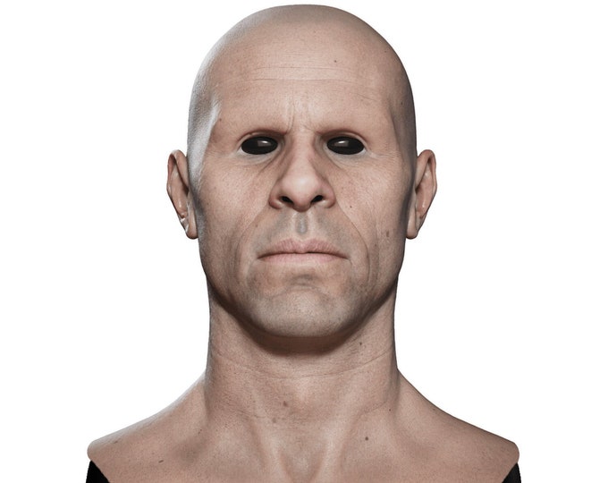 Silicone Mask | Realistic Tough Guy Disguise Mask