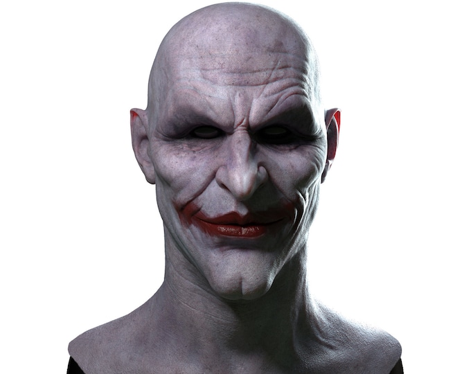 Silicone Mask | Arkham Joker Halloween Mask