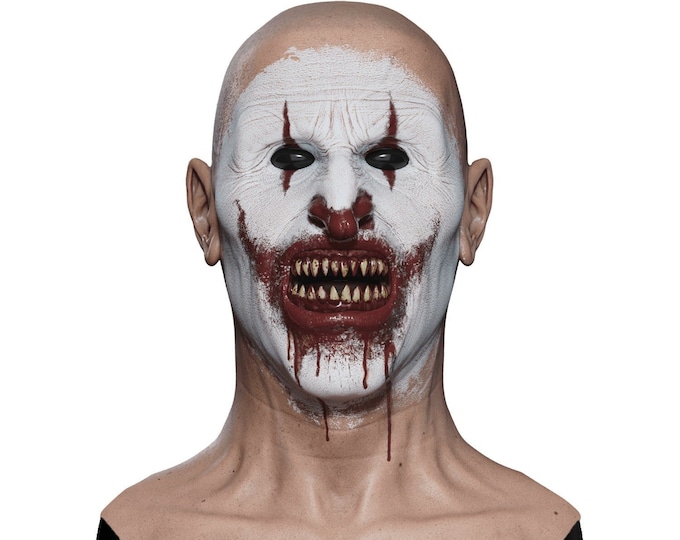 Silicone Mask | Psycho Clown I Halloween Mask