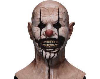Máscara de silicone | Máscara de Halloween do Palhaço Louco II