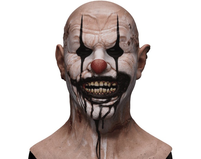 Silicone Mask | Crazy Clown II Halloween Mask